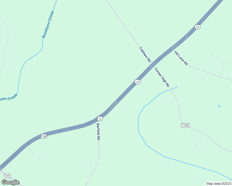 map of restaurants, bars, coffee shops, grocery stores, and more near 2 U.S. 158 in Sunbury