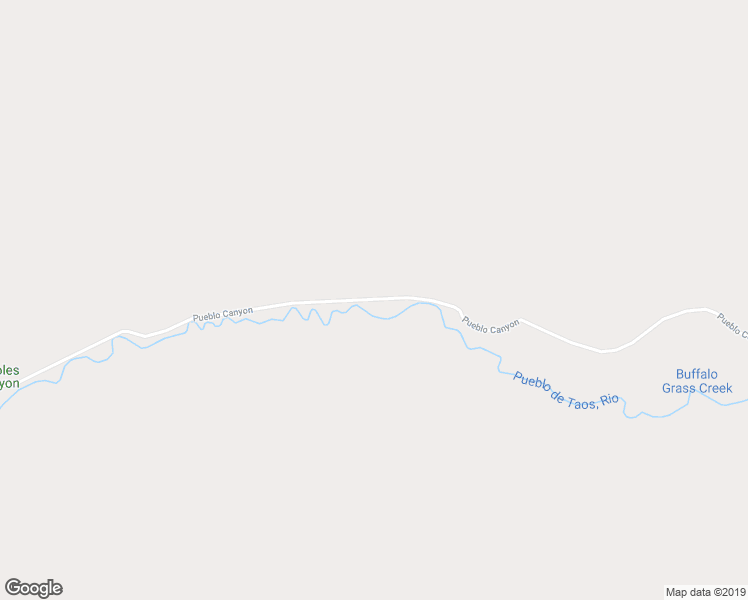 map of restaurants, bars, coffee shops, grocery stores, and more near Pueblo Canyon in Taos
