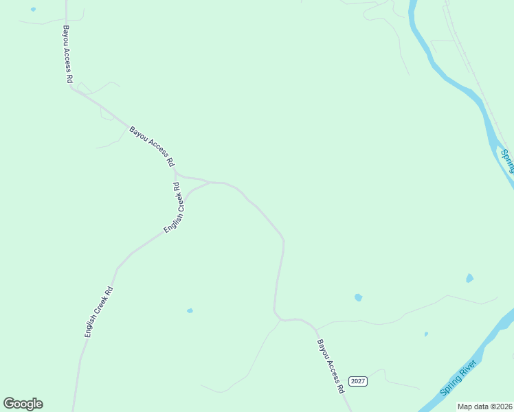 map of restaurants, bars, coffee shops, grocery stores, and more near Bayou Access Road in Mammoth Spring