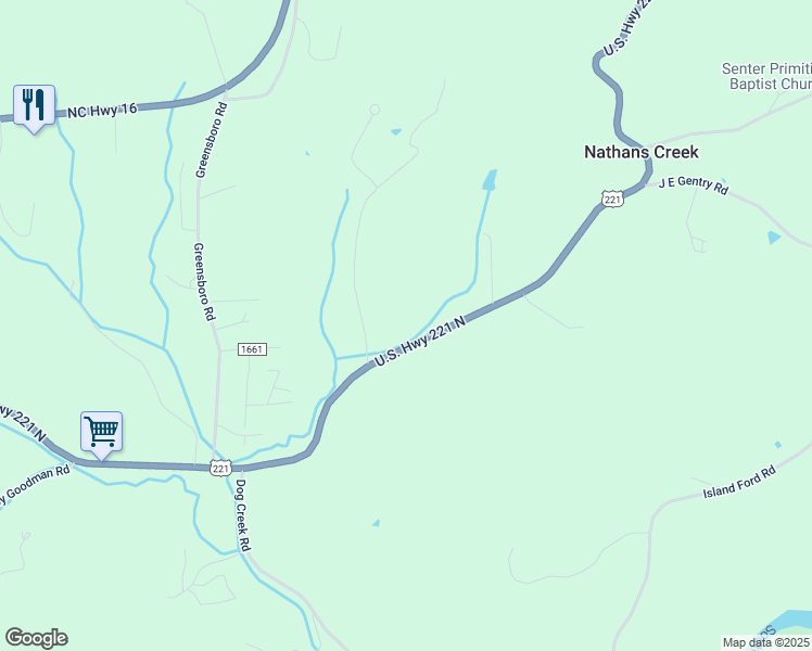 map of restaurants, bars, coffee shops, grocery stores, and more near 144 Smith Dixon Road in Crumpler