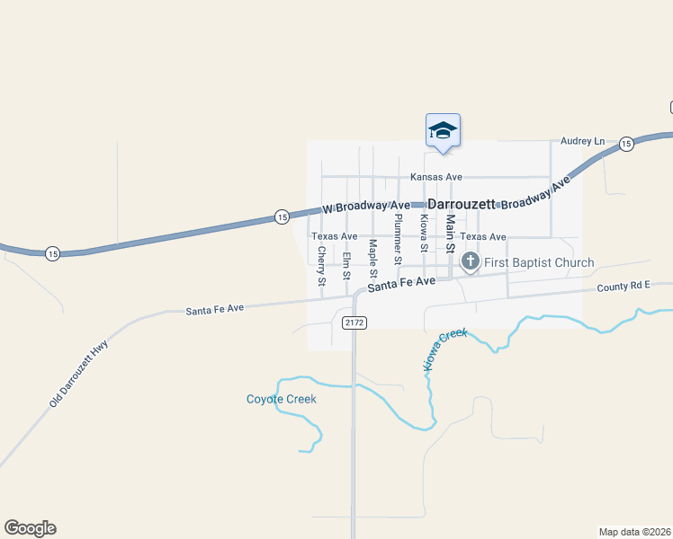 map of restaurants, bars, coffee shops, grocery stores, and more near 201 Elm Street in Booker