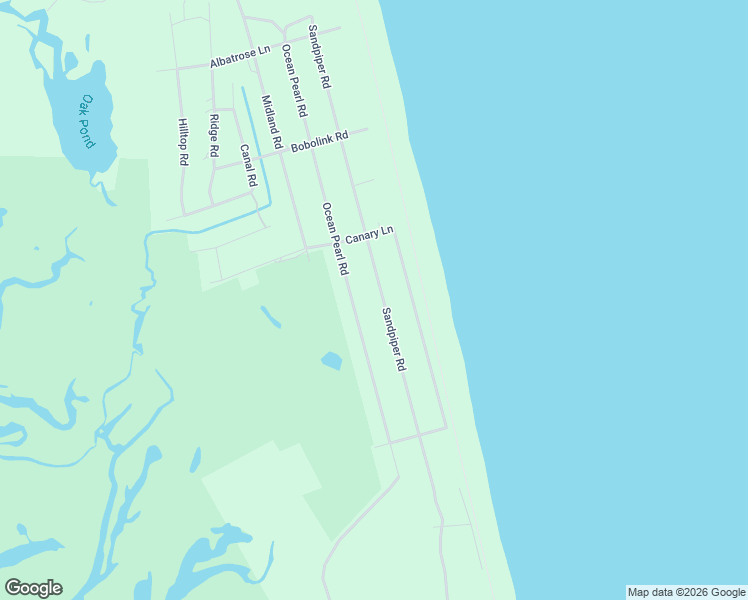 map of restaurants, bars, coffee shops, grocery stores, and more near 1632 Sandpiper Road in Corolla