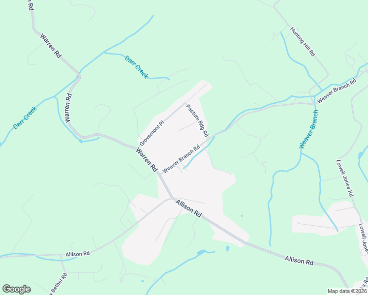 map of restaurants, bars, coffee shops, grocery stores, and more near 1832 Weaver Branch Rd in Sullivan