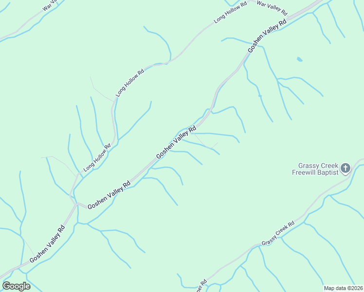map of restaurants, bars, coffee shops, grocery stores, and more near 2479 Goshen Valley Road in Church Hill