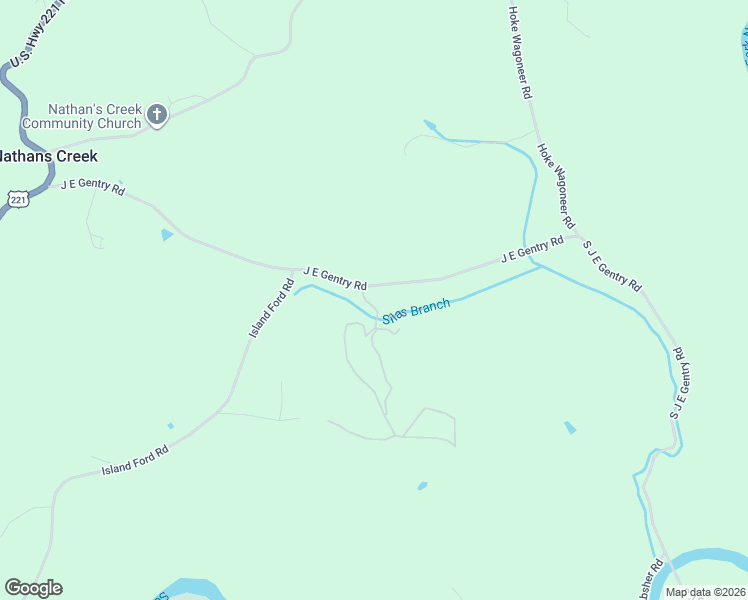 map of restaurants, bars, coffee shops, grocery stores, and more near 1046 J E Gentry Road in Crumpler