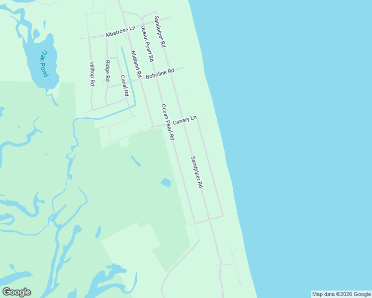 map of restaurants, bars, coffee shops, grocery stores, and more near 1632 Sandpiper Road in Corolla