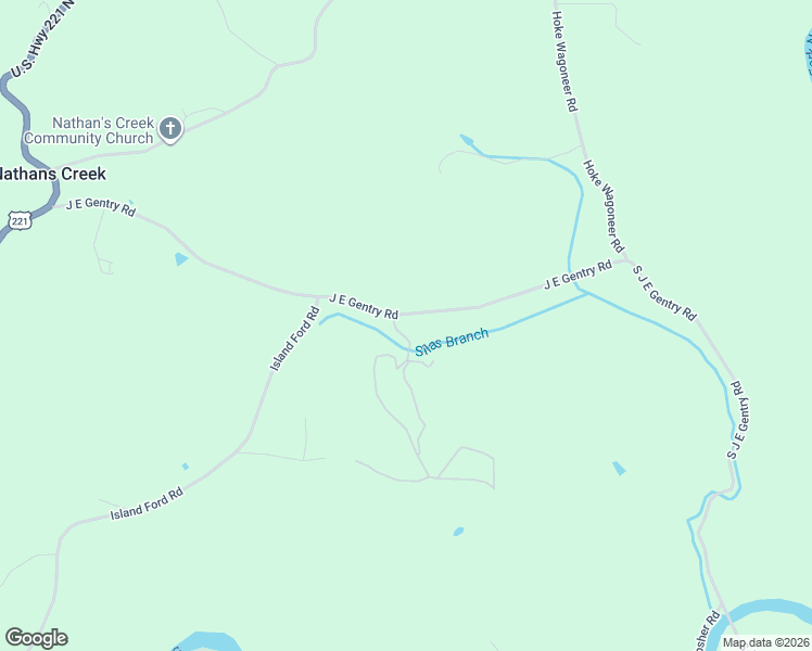 map of restaurants, bars, coffee shops, grocery stores, and more near 1046 J E Gentry Road in Crumpler