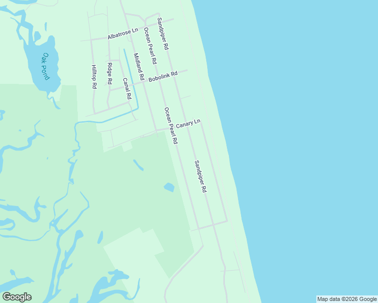 map of restaurants, bars, coffee shops, grocery stores, and more near 1632 Sandpiper Road in Corolla