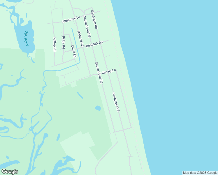 map of restaurants, bars, coffee shops, grocery stores, and more near 1632 Sandpiper Road in Corolla