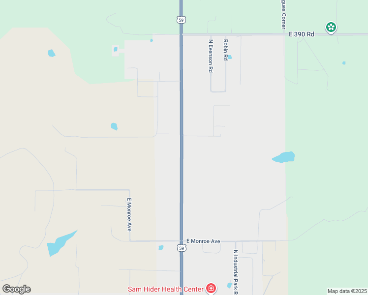 map of restaurants, bars, coffee shops, grocery stores, and more near 2000 North Main Street in Jay