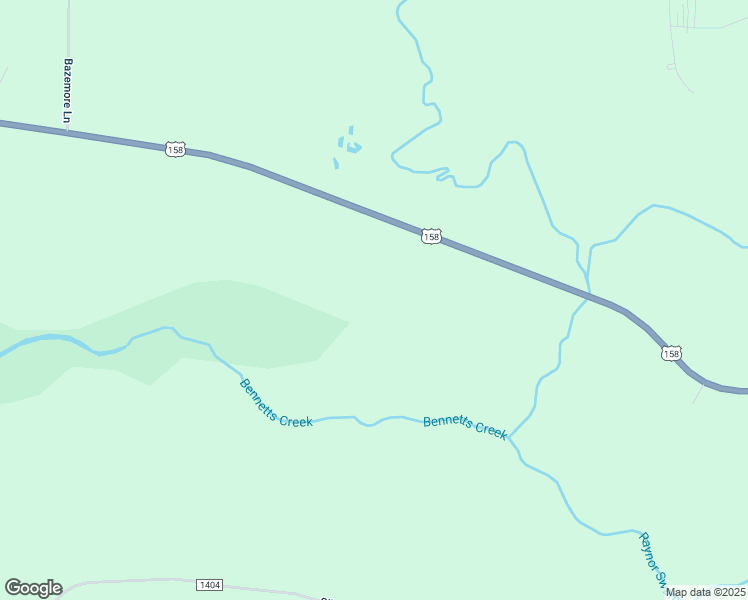 map of restaurants, bars, coffee shops, grocery stores, and more near 770 U.S Highway 158 West in Gates