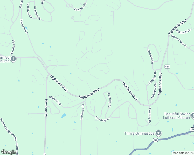 map of restaurants, bars, coffee shops, grocery stores, and more near McNelly Lane in Bella Vista