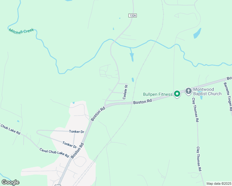 map of restaurants, bars, coffee shops, grocery stores, and more near 32 Montague Avenue in Roxboro