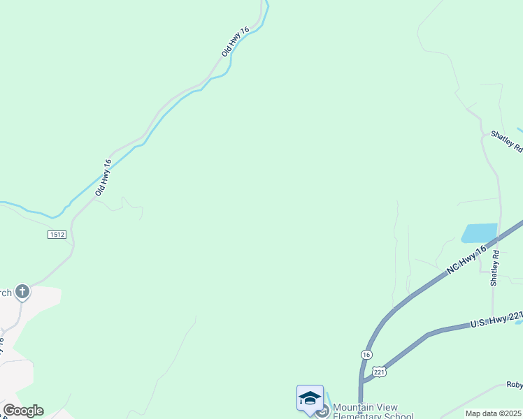 map of restaurants, bars, coffee shops, grocery stores, and more near Spring Hill Trail in Ashe County