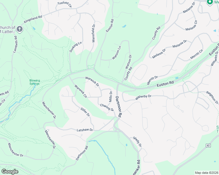 map of restaurants, bars, coffee shops, grocery stores, and more near 24 Mills Drive in Bella Vista