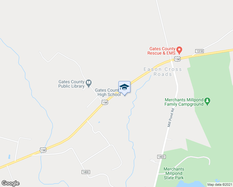 map of restaurants, bars, coffee shops, grocery stores, and more near 146 U.S Highway 158 West in Gatesville