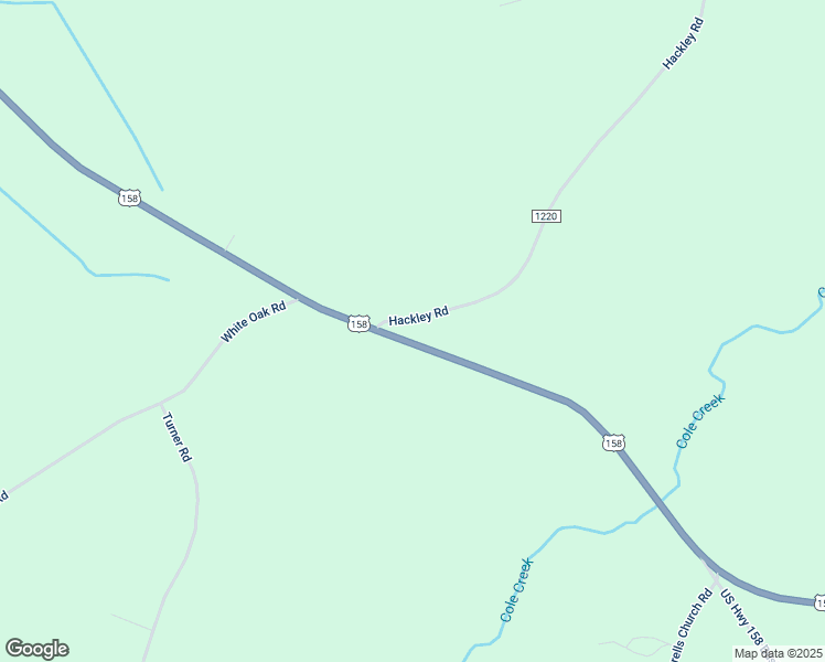 map of restaurants, bars, coffee shops, grocery stores, and more near 1057 U.S. 158 in Gates