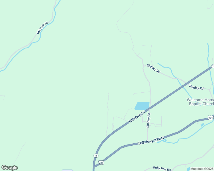 map of restaurants, bars, coffee shops, grocery stores, and more near Old Fraser Ridge in Ashe County