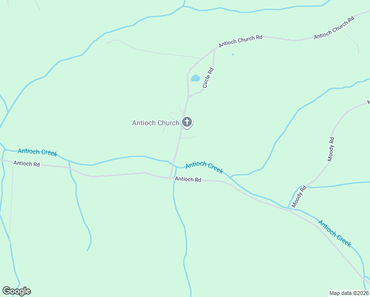 map of restaurants, bars, coffee shops, grocery stores, and more near 2645 Antioch Church Road in Clarksville