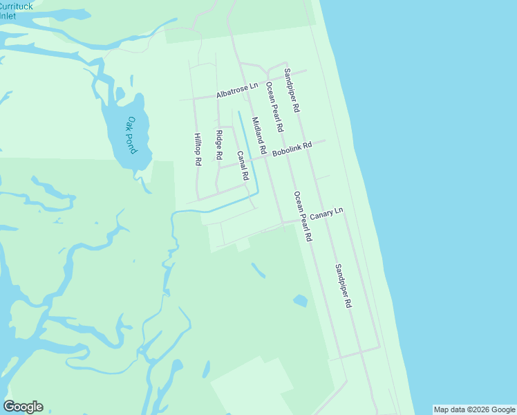 map of restaurants, bars, coffee shops, grocery stores, and more near 500 Robin Ln in Corolla