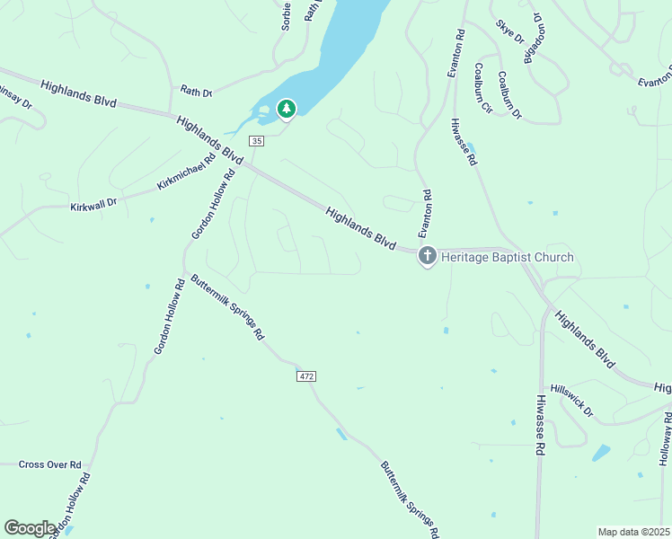 map of restaurants, bars, coffee shops, grocery stores, and more near 19 Selland Drive in Bella Vista