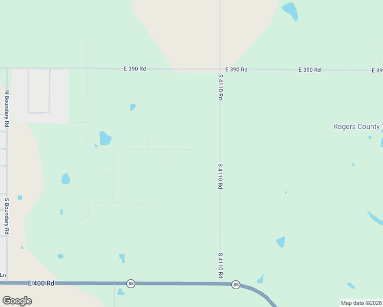 map of restaurants, bars, coffee shops, grocery stores, and more near 7592 E0394 Road in Oologah