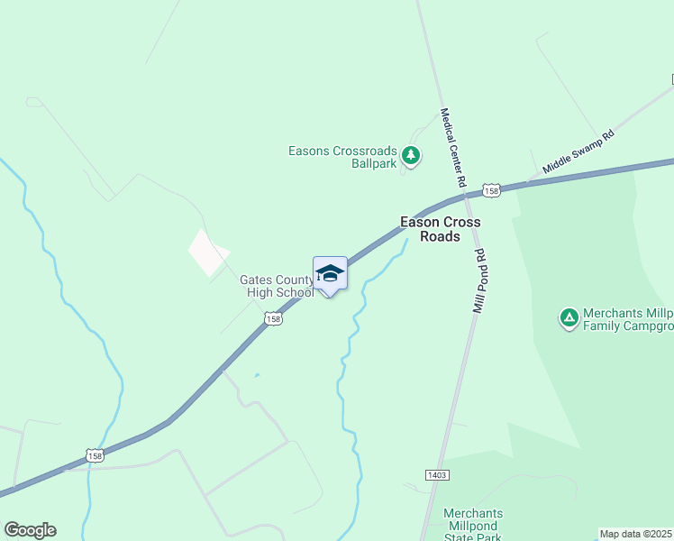 map of restaurants, bars, coffee shops, grocery stores, and more near 8 U.S Highway 158 West in Gatesville