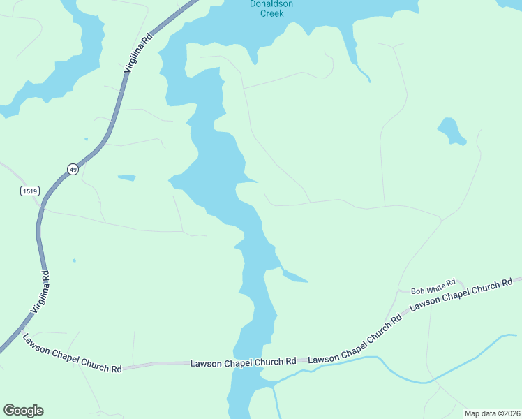 map of restaurants, bars, coffee shops, grocery stores, and more near 1035 Anglers Way in Roxboro
