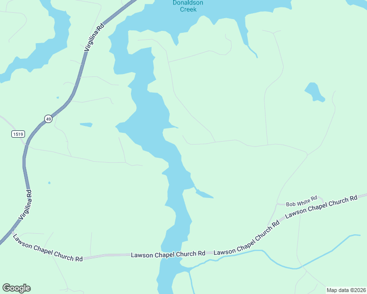 map of restaurants, bars, coffee shops, grocery stores, and more near 1035 Anglers Way in Roxboro