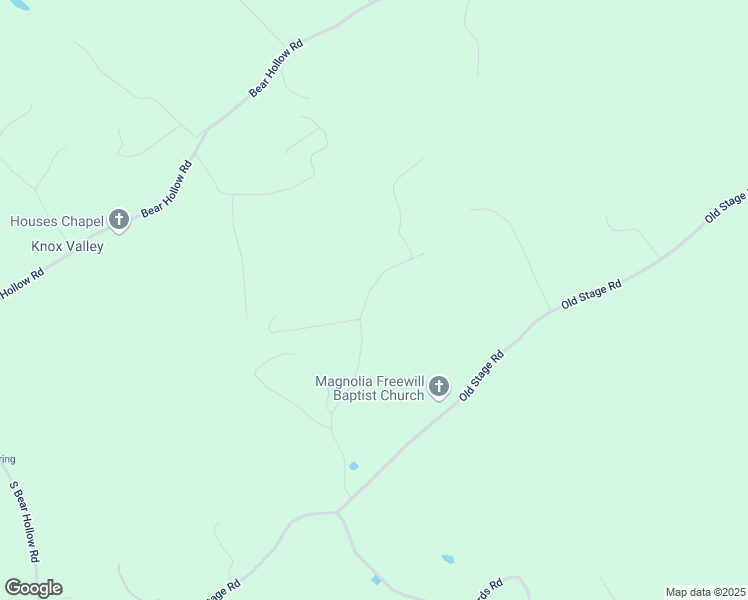 map of restaurants, bars, coffee shops, grocery stores, and more near 272 Magnolia Road in Rogersville