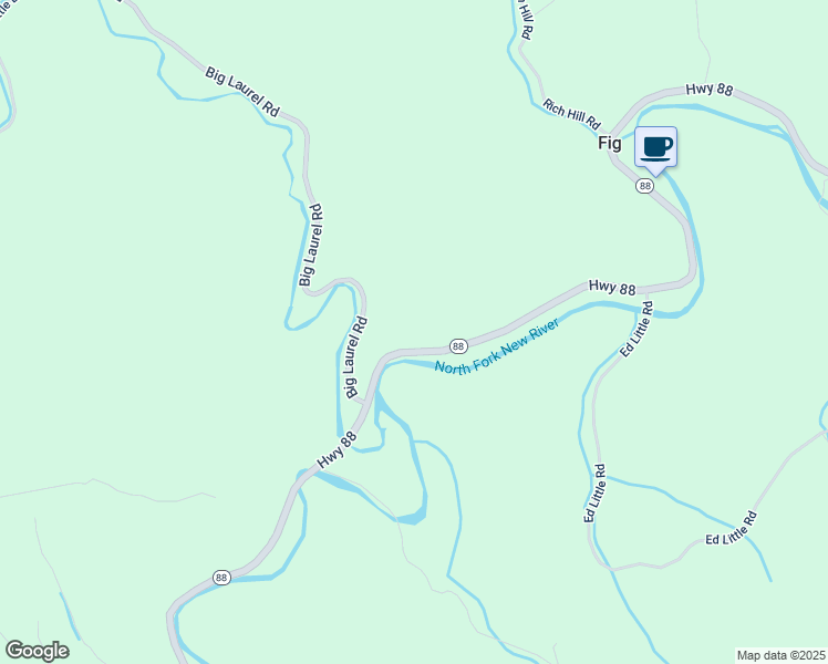 map of restaurants, bars, coffee shops, grocery stores, and more near 12528 North Carolina 88 in Creston