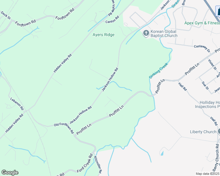 map of restaurants, bars, coffee shops, grocery stores, and more near 1701 Jackson Hollow Road in Kingsport