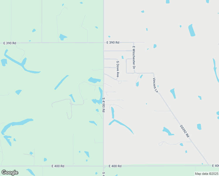 map of restaurants, bars, coffee shops, grocery stores, and more near 15062 East Daisy Lane in Claremore