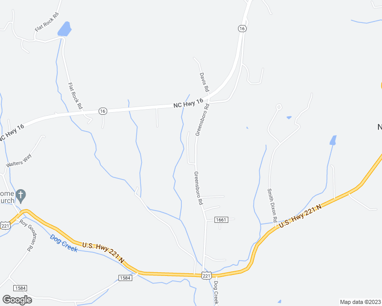 map of restaurants, bars, coffee shops, grocery stores, and more near 404 Greensboro Rd in Crumpler