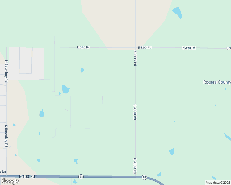 map of restaurants, bars, coffee shops, grocery stores, and more near 7595 E0394 Road in Oologah