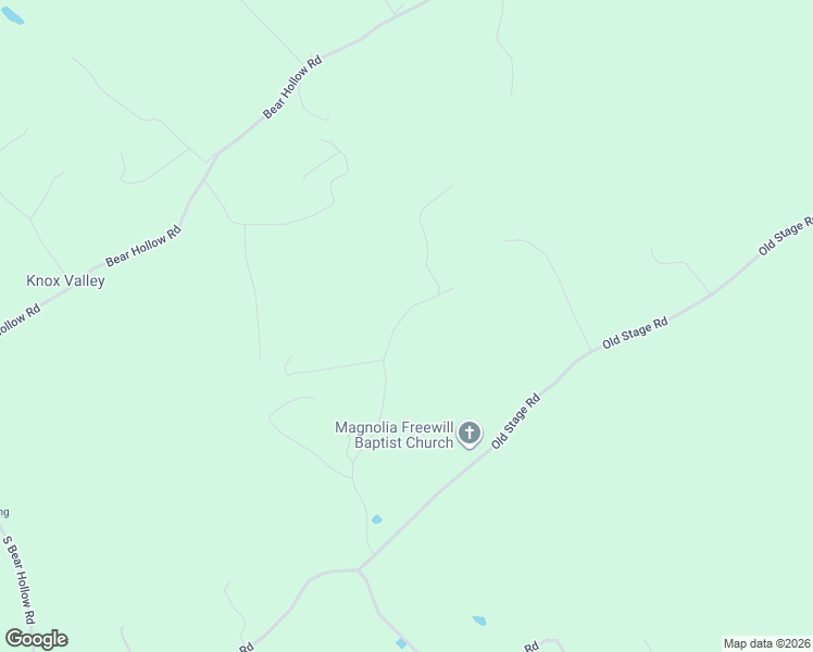 map of restaurants, bars, coffee shops, grocery stores, and more near 272 Magnolia Road in Rogersville