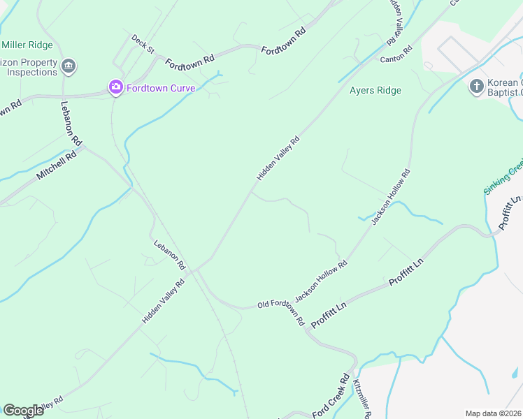 map of restaurants, bars, coffee shops, grocery stores, and more near 513 Hidden Valley Road in Kingsport