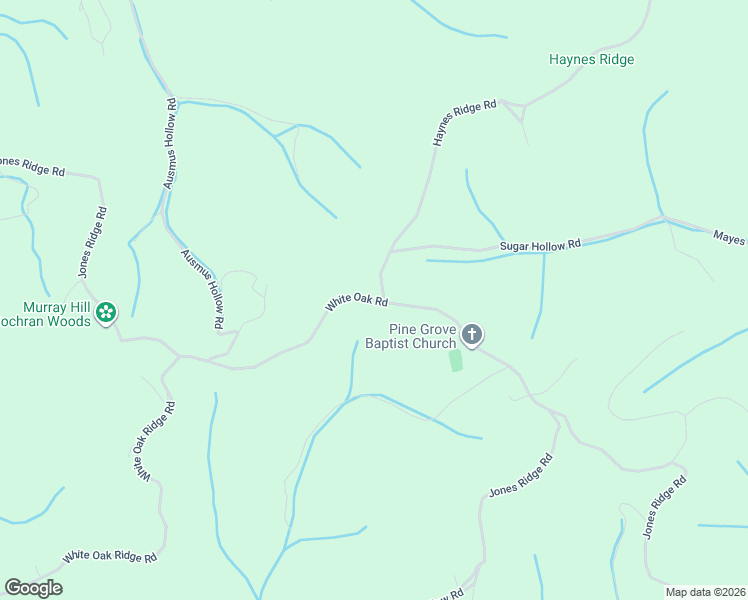 map of restaurants, bars, coffee shops, grocery stores, and more near 1340 White Oak Rd in Claiborne