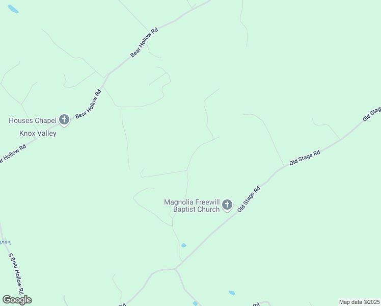 map of restaurants, bars, coffee shops, grocery stores, and more near 272 Magnolia Road in Rogersville