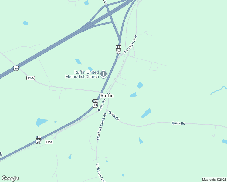 map of restaurants, bars, coffee shops, grocery stores, and more near 529 Ruffin Rd in Rockingham