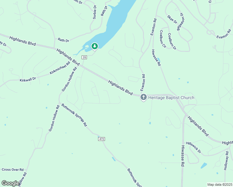 map of restaurants, bars, coffee shops, grocery stores, and more near 19 Selland Drive in Bella Vista