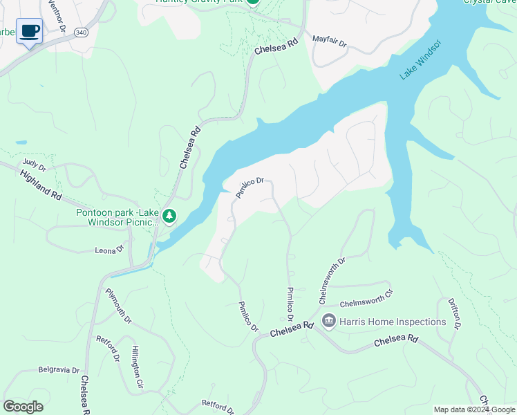 map of restaurants, bars, coffee shops, grocery stores, and more near 5 Wreston Lane in Bella Vista