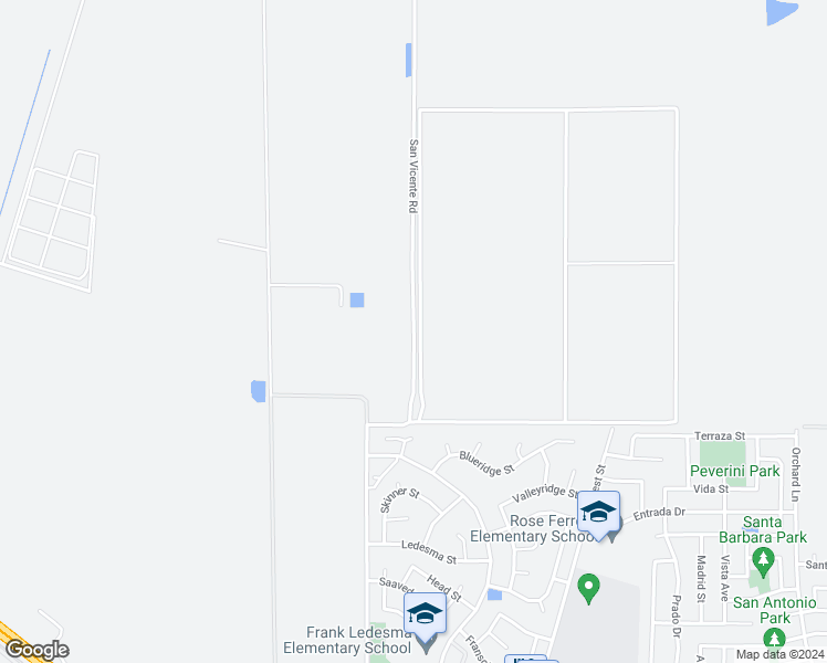 map of restaurants, bars, coffee shops, grocery stores, and more near 893-1985 San Vicente Rd in Soledad