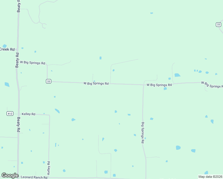 map of restaurants, bars, coffee shops, grocery stores, and more near 21797-21897 West Big Springs Road in Sulphur Springs