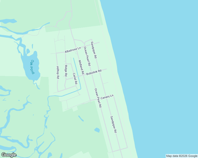 map of restaurants, bars, coffee shops, grocery stores, and more near 1666 Sandpiper Rd in Corolla
