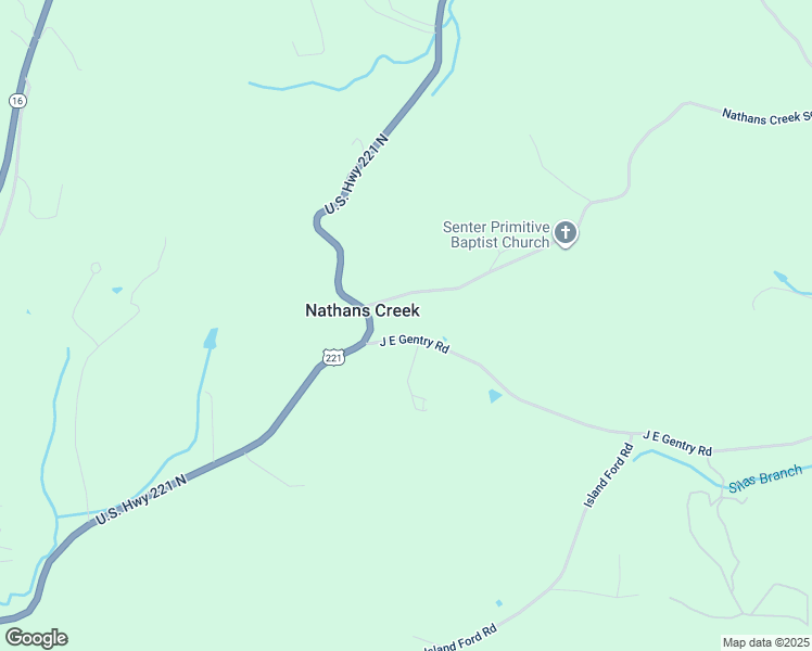 map of restaurants, bars, coffee shops, grocery stores, and more near 221 J E Gentry Road in Crumpler