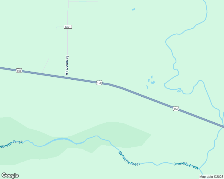 map of restaurants, bars, coffee shops, grocery stores, and more near 671 US Highway 158 East in Sunbury
