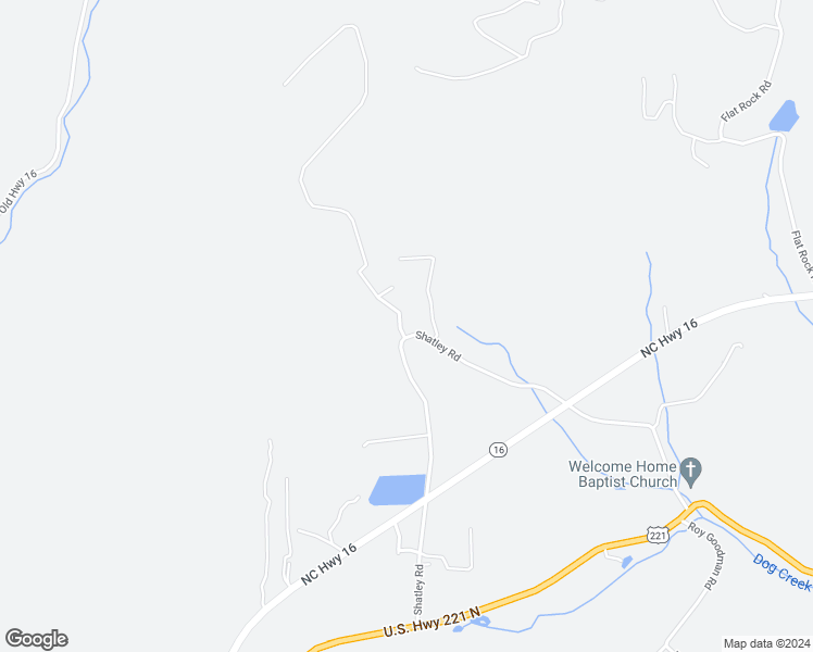 map of restaurants, bars, coffee shops, grocery stores, and more near 829 Shatley Road in Crumpler