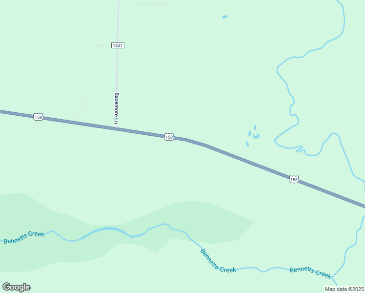 map of restaurants, bars, coffee shops, grocery stores, and more near 663 U.S Highway 158 West in Gates