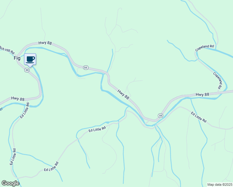 map of restaurants, bars, coffee shops, grocery stores, and more near 10699 North Carolina 88 in Warrensville